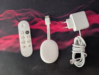 Chromecast 4K con adaptador Ethernet