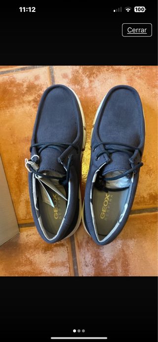 Zapatos náuticos Geox azules sin usar