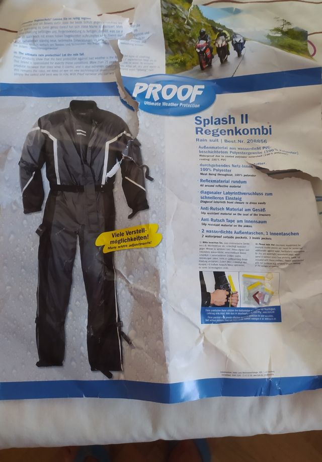 Mono de moto impermeable PROOF Splash II