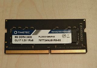 Memoria RAM 8gb