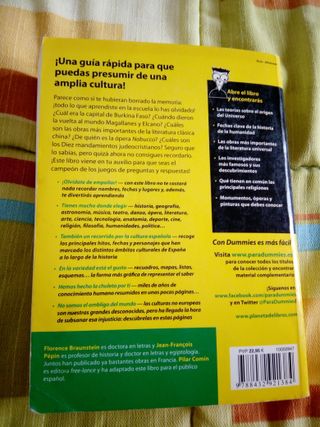 LOTE 5 LIBROS CULTURA GENERAL