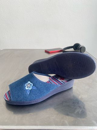 Zapatos Natalia Gil Mujer Azul