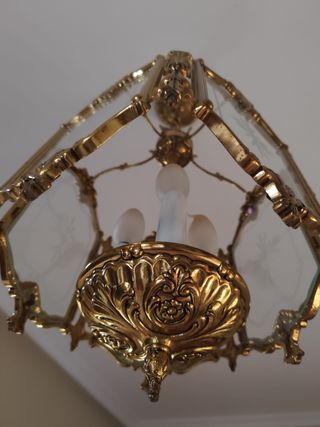Lámpara de techo estilo farol clásico