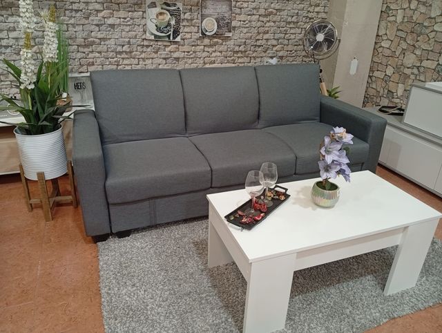 Sofá Cama Gris EN OFERTA