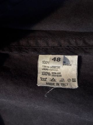 Giacca Uomo Blu Cotone ottima per Mezza Stagione
