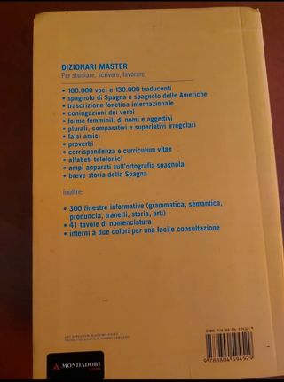 DIZIONARIO MASTER ITALIANO-SPAGNOLO