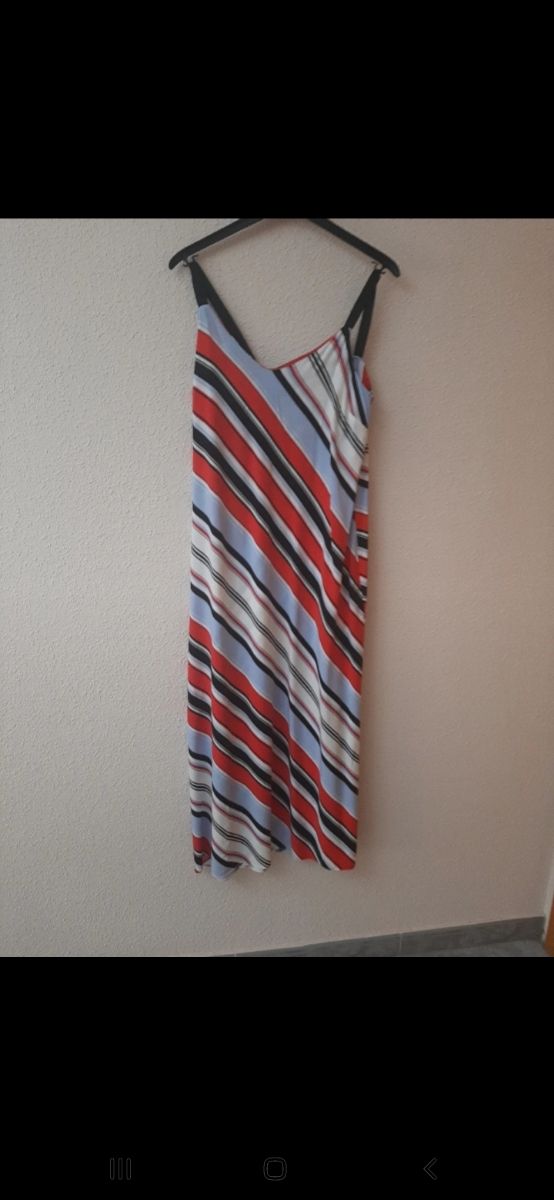 Vestido largo estampado