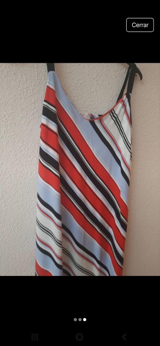 Vestido largo estampado