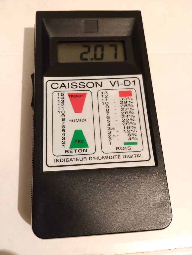 Medidor Humidade Betão Madeira Digital