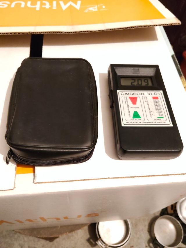 Medidor Humidade Betão Madeira Digital