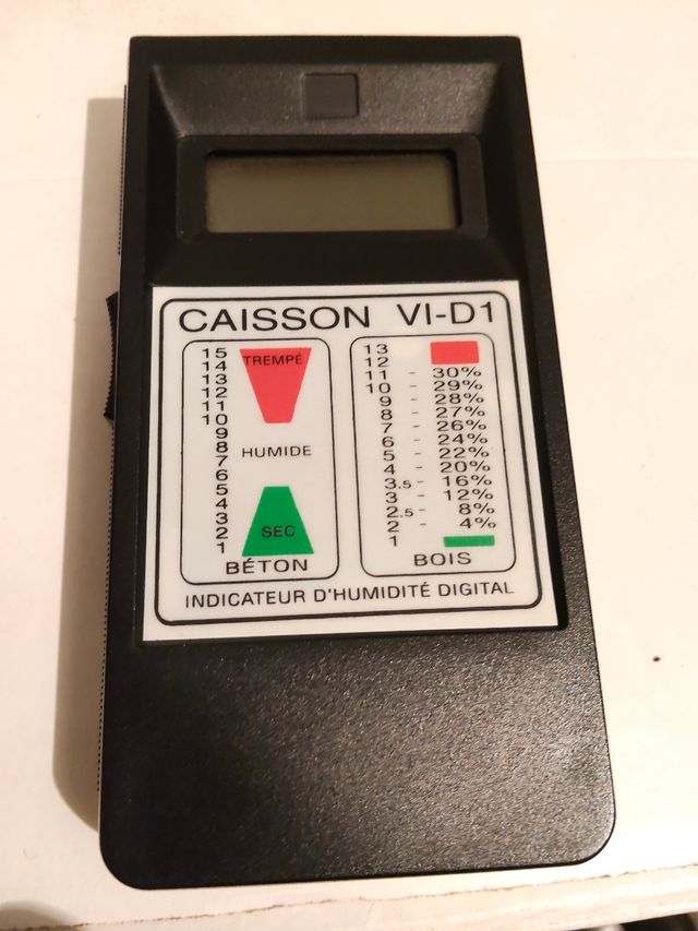 Medidor Humidade Betão Madeira Digital