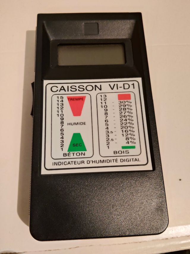 Medidor Humidade Betão Madeira Digital