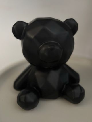 Osito de cerámica negro