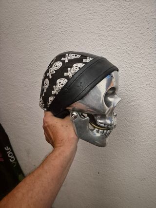 Faro moto custom skull