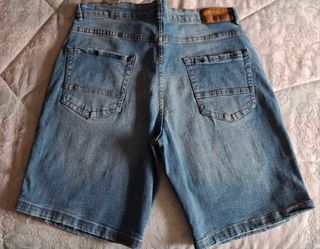 Pantalón corto vaquero azul