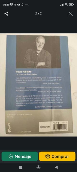La bruja de Portobello, Paulo Coelho