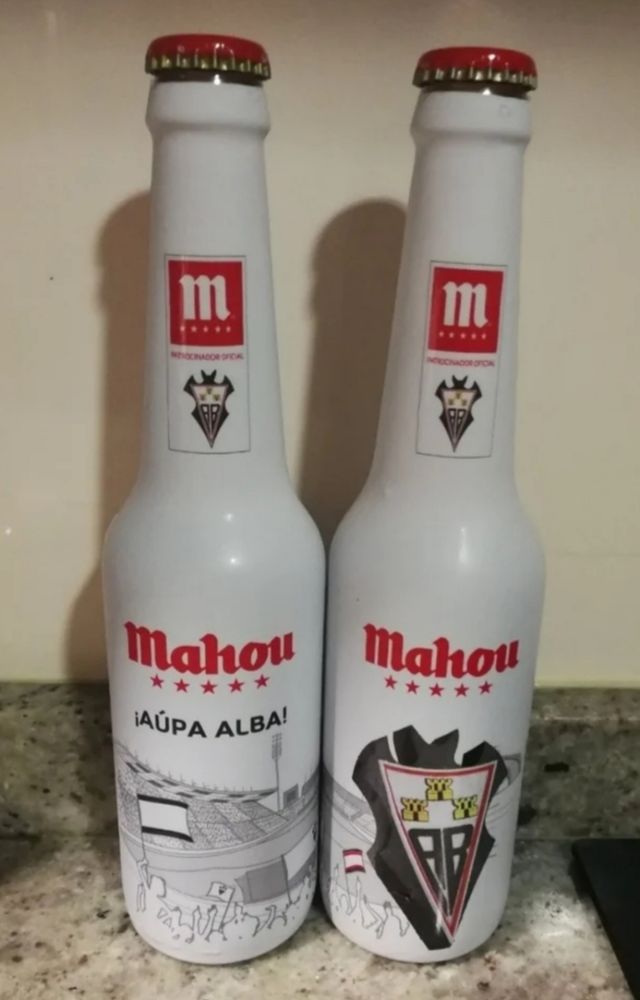 Botella Mahou Albacete Balompié
