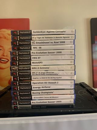 Lote 2: Juegos Ps2 con manual