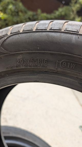 2 Neumáticos Cooper Zeon CS6 205/55 R16 91W