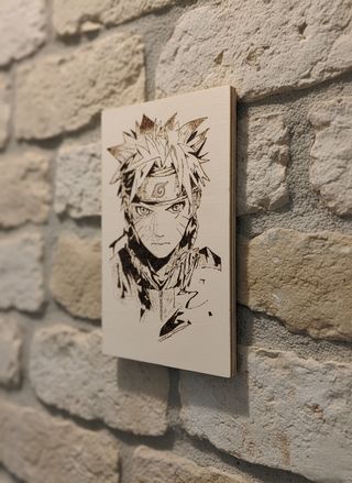 Quadro Naruto in legno