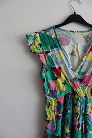 Vestido largo floral de verano