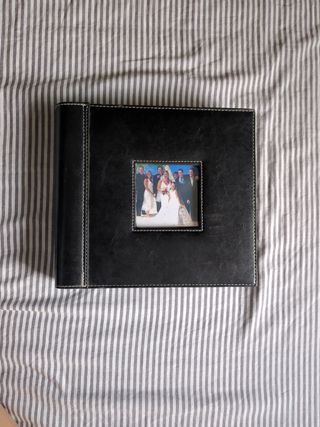 Álbum de fotos negro