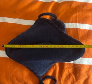 Bufanda y gorro azul con borla Mayoral