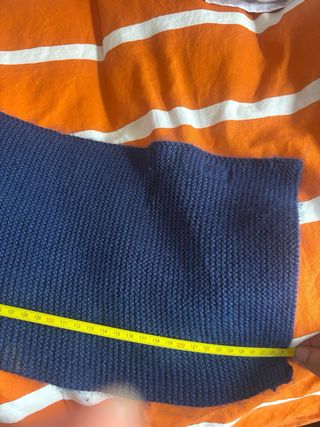 Bufanda y gorro azul con borla Mayoral