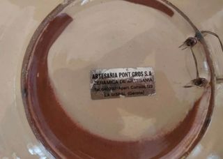 Plato Cerámica Sardana FIAT 26-4-89