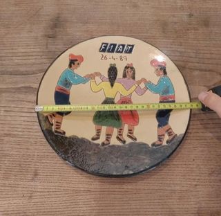 Plato Cerámica Sardana FIAT 26-4-89