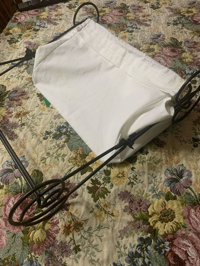 Portariviste Ikea bianco tessuto