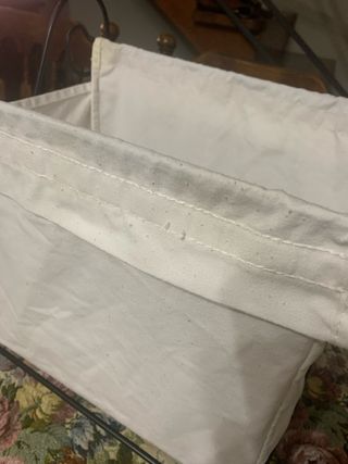 Portariviste Ikea bianco tessuto