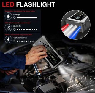 Avviatore Auto e Power Bank Multifunzione