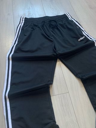 Pantalón Ancho de Chándal Adidas Azul Marino