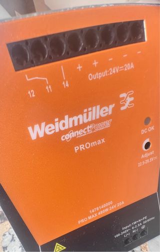 Fuente de Alimentación Weidmüller PROmax 480W 
