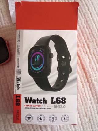Reloj Inteligente L68 Negro