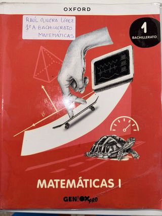 Matemáticas I 1º Bachillerato. Libro del estudi...