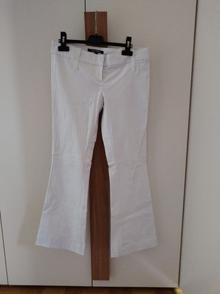 Pantaloni TALLY WEiJL bianchi a zampa