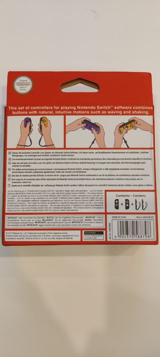 Mandos Joy-Cons Nintendo Switch Morado y Amarillo