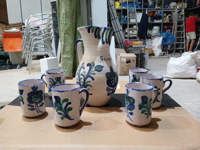 Juego de Sangría Granadino Cerámica