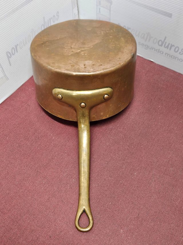 Cazo antiguo de cobre -18 cm.