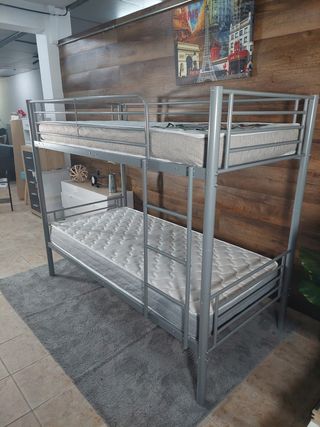 litera con 2 colchones incluidos nuevos barato!!