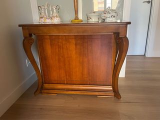 Mesa de comedor extensible de madera