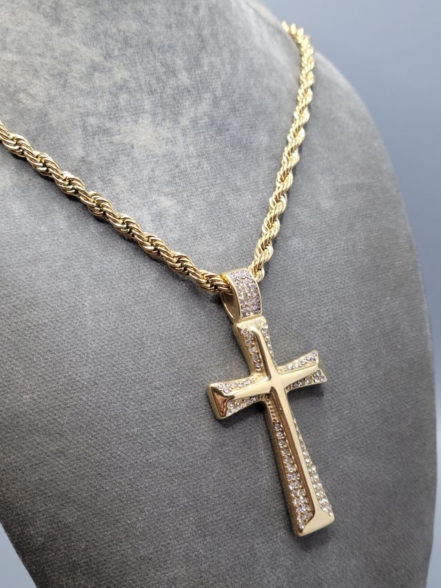 Colgante Cruz con Circonitas