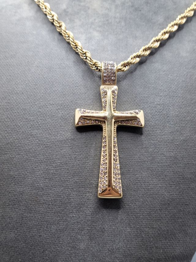 Colgante Cruz con Circonitas