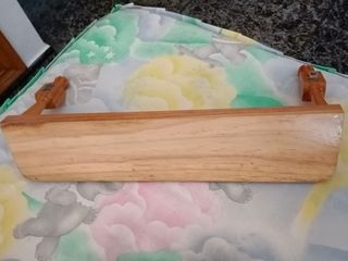 Soporte de madera para 4 vasos