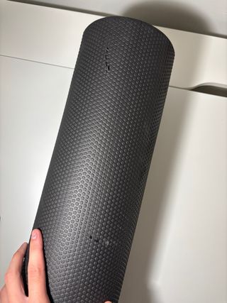 foam roller de espuma grande negro
