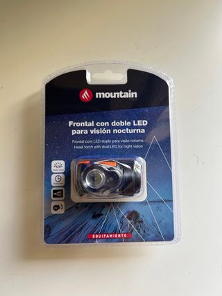 Linterna Frontal Mountain Pro LED Doble nueva