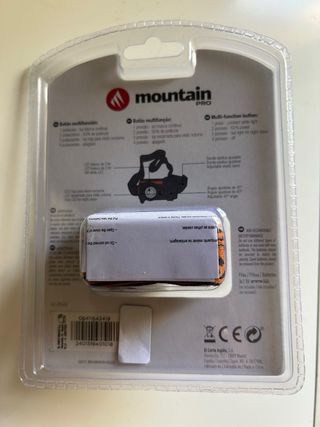Linterna Frontal Mountain Pro LED Doble nueva