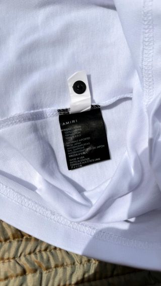 Camiseta Amiri Blanca